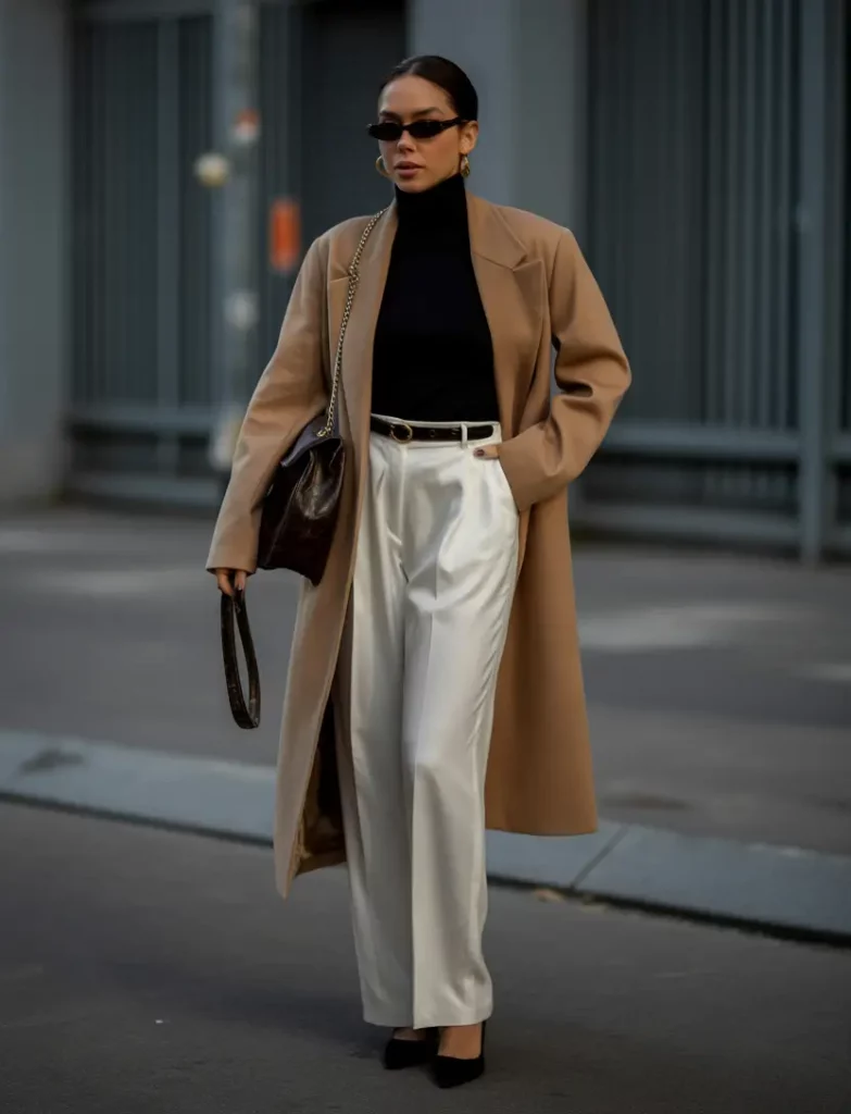 Classic Camel Coat Outfit
